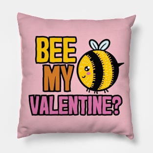 Will you Bee My Valentine? Pillow