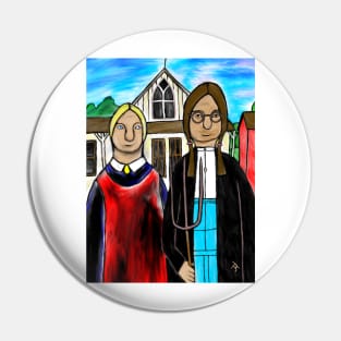 Lesbian Gothic Pin