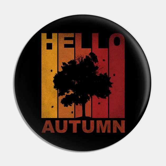 Hello Autumn Pin by Epic Splash Graphics