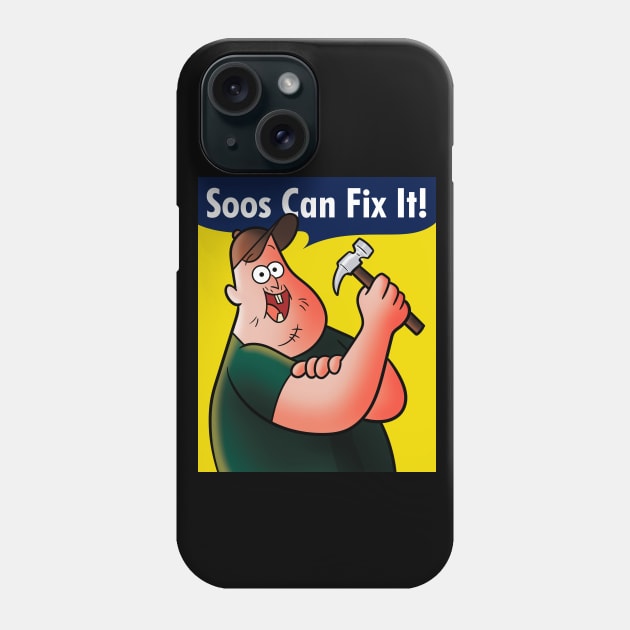 Soos can fix it! Phone Case by jasesa