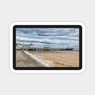 Clouds Over Penarth Pier Magnet