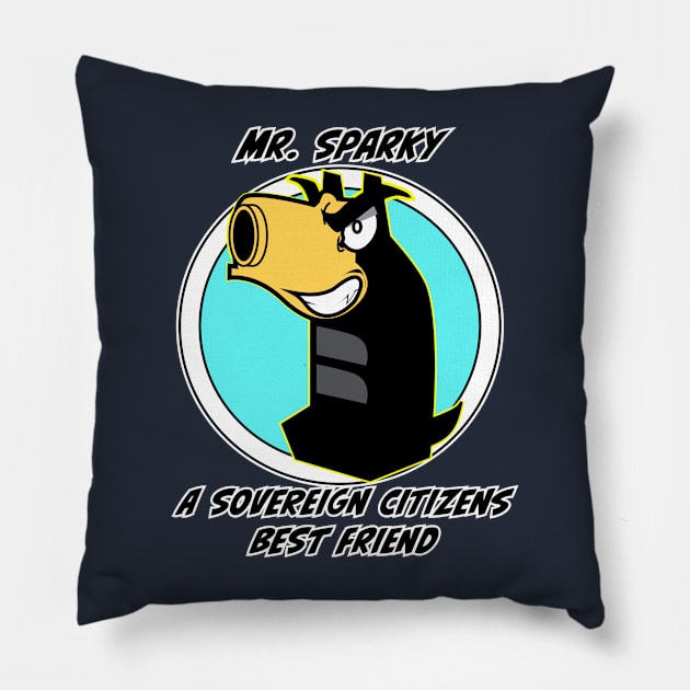 Mr. Sparky Pillow by Spikeani