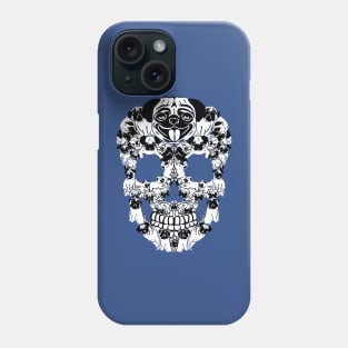 Pug Dog Skull 2 Phone Case