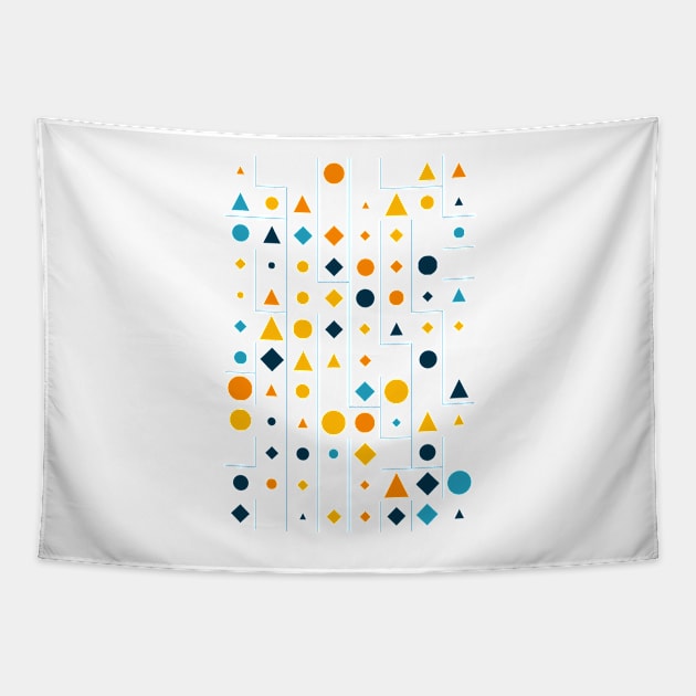 Amazing Geometric Animated Pattern #12 Tapestry by Trendy-Now