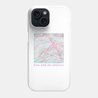 flow with the universe Phone Case