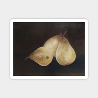 Still Life of Pears Magnet