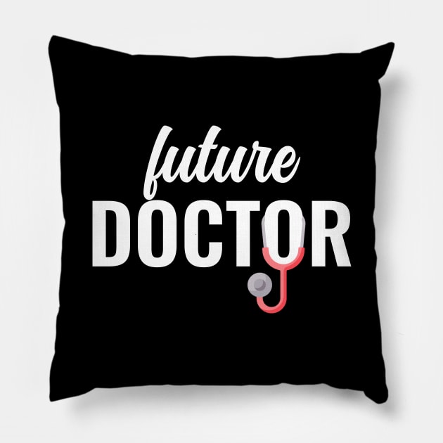 Future Doctor Pillow by Arctique