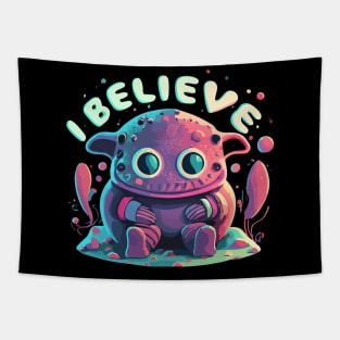 I Believe Sci-Fi Enthusiast Tapestry