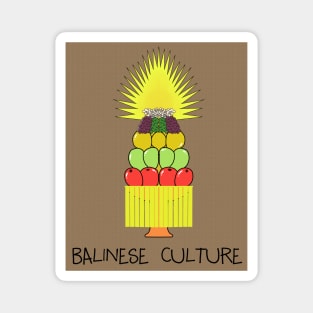 Balinese Culture 'Gebogan' Magnet