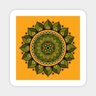 Floral Mandalas 212 (Style:2) Magnet