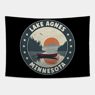 Lake Agnes Minnesota Sunset Tapestry