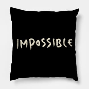 Hand Drawn Impossible Pillow