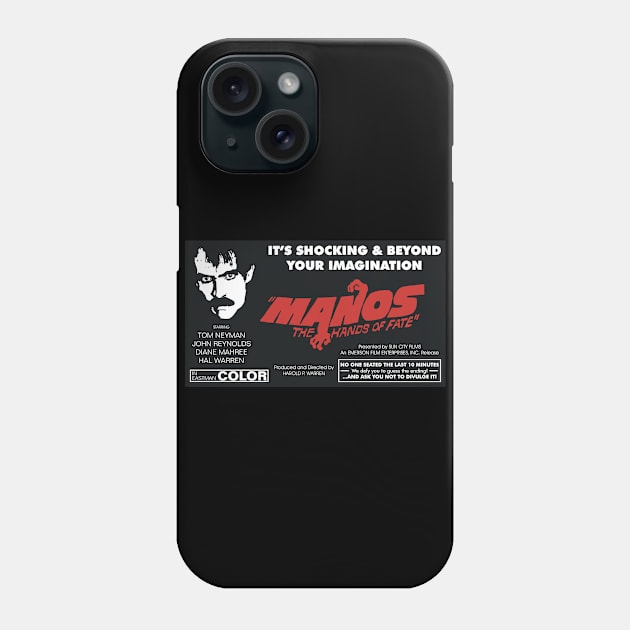 Manos: The Hands of Fate Phone Case by Movie Vigilante