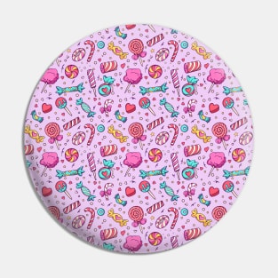 Cute sweets and candy pattern Pin