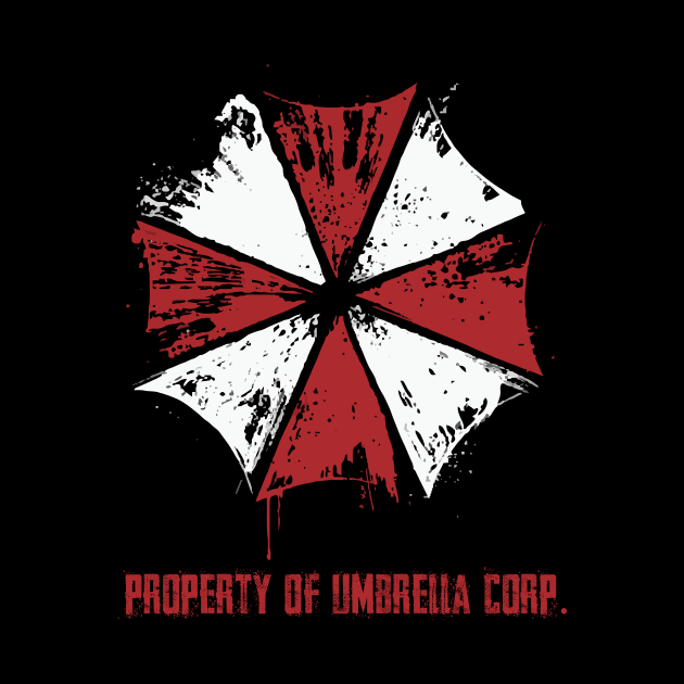 property of umbrella corp. by horrorshirt