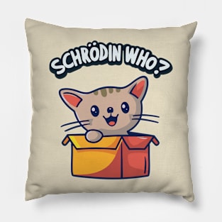 Shrodinger Cat Pillow