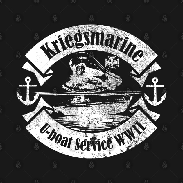 WW2 Kriegsmarine U-boat Service (distressed) by TCP