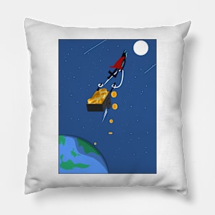 bitcoin to the moon Pillow