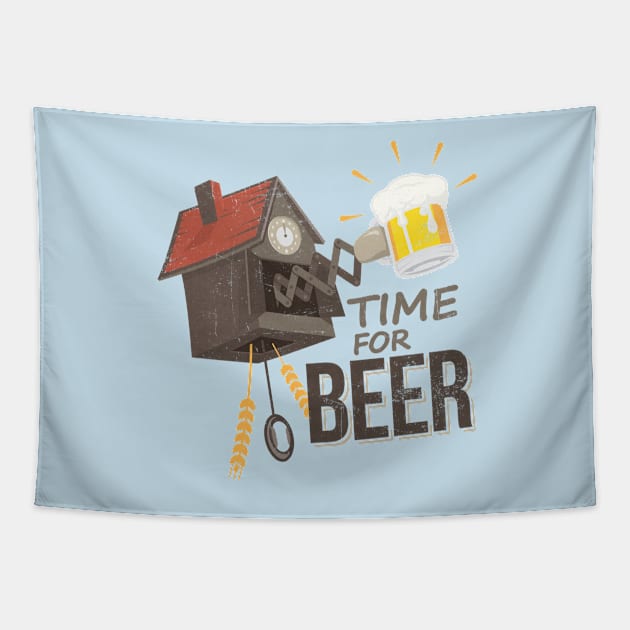 TIME FOR BEER Tapestry by sinika