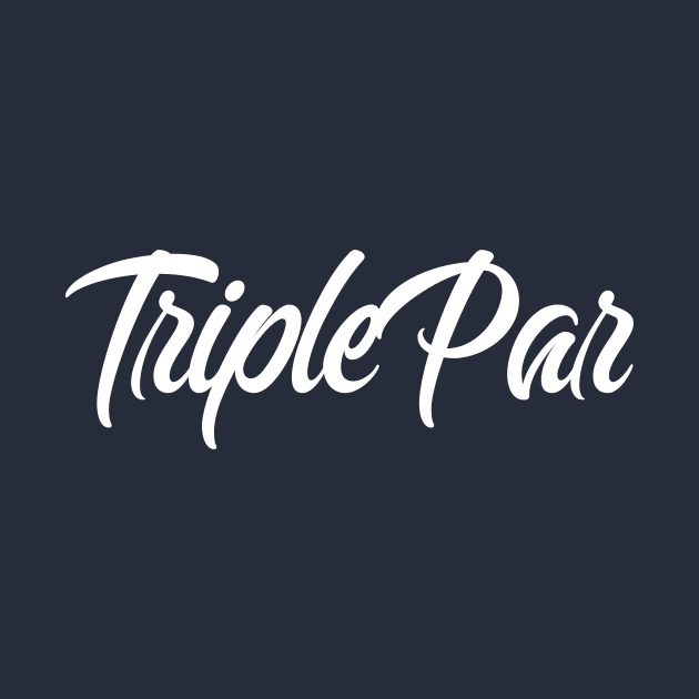 TriplePar in Cursive by TripleParGolf