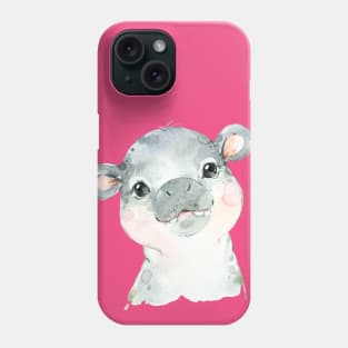 Adorable Baby Hippo! Phone Case