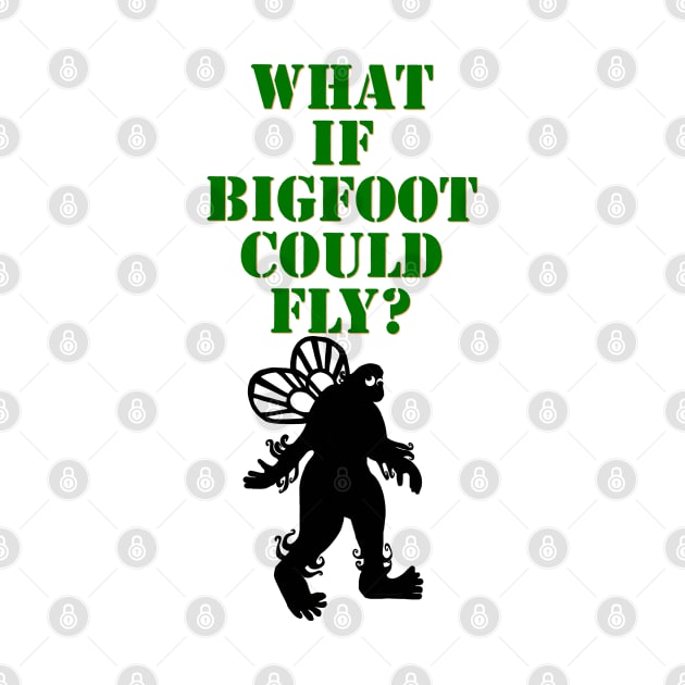 What if Bigfoot Could Fly by wildjellybeans