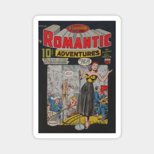 Vintage "Romantic Adventures" Cover Magnet