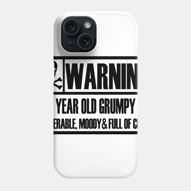 40 year old grumpy Phone Case by tukiem