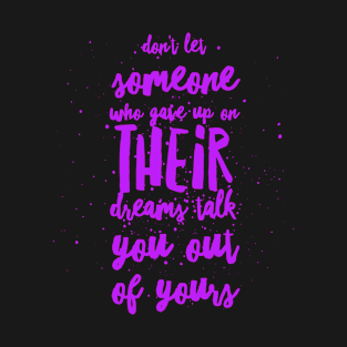 Dream Talk Purple T-Shirt