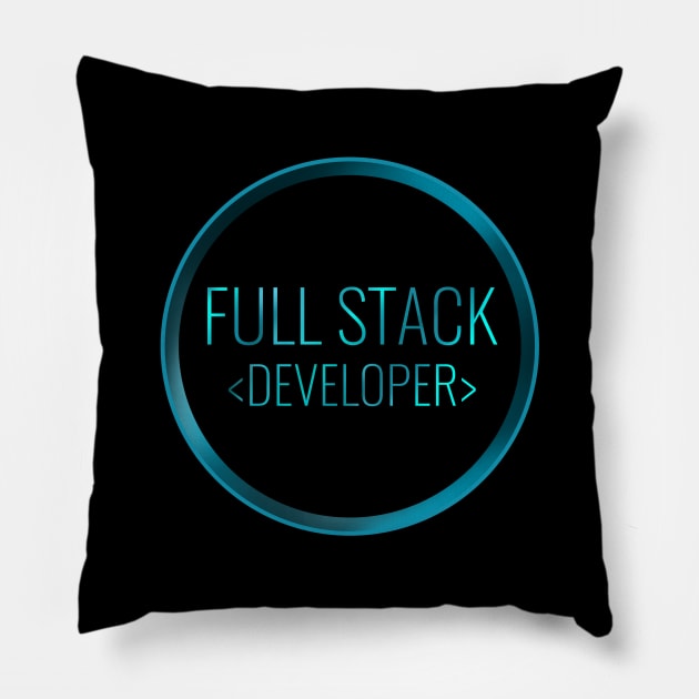 full stack developer Pillow by Saishaadesigns