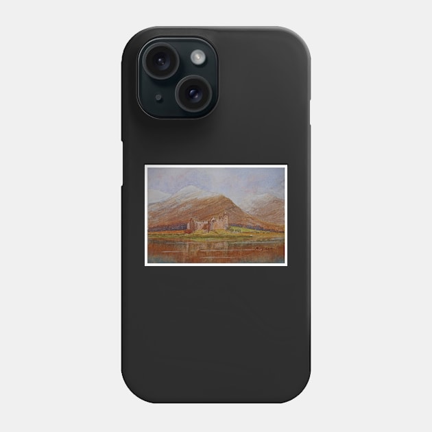 Kilchurn Castle - Watercolour Phone Case by pops