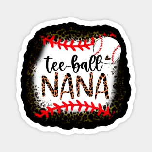 Tee Ball Nana Leopard   Tee Ball Nana Magnet