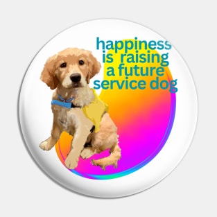 Happy Puppy Raiser Pin