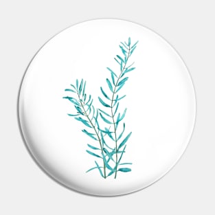 olive leaf Pin
