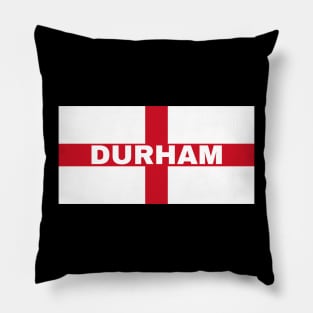 Durham City in English Flag Pillow