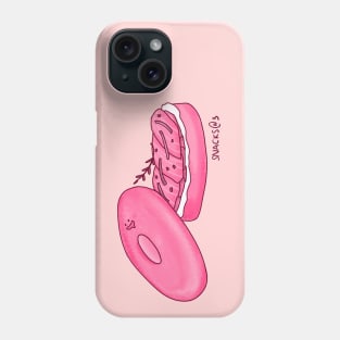 Salmon Bagel in PINK Phone Case