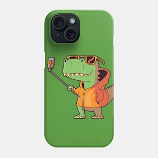 T-Rex Selfie Cartoon Phone Case