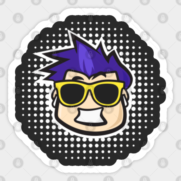 Cool Gamer Kid Gaming Character Cool Roblox Sticker Teepublic - roblox gamer kid