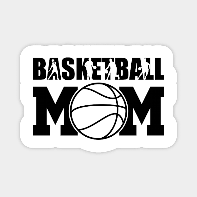 Basketball Mom Shirt Magnet by SeleART