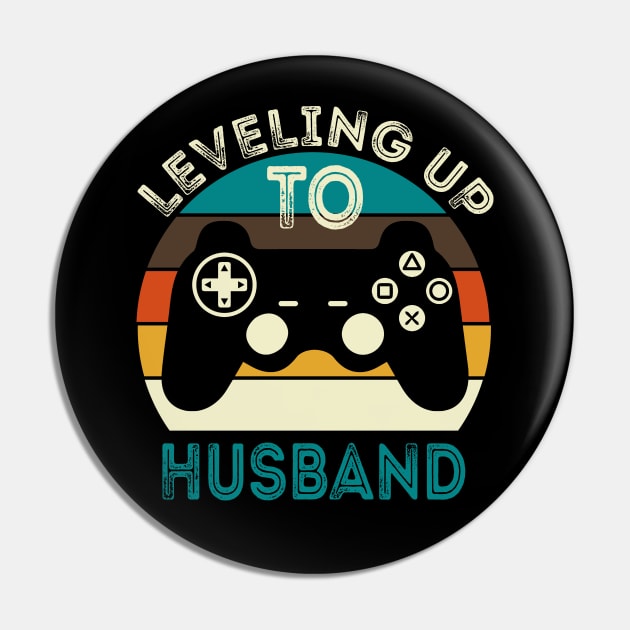 Leveling Up To Husband Pin by DragonTees