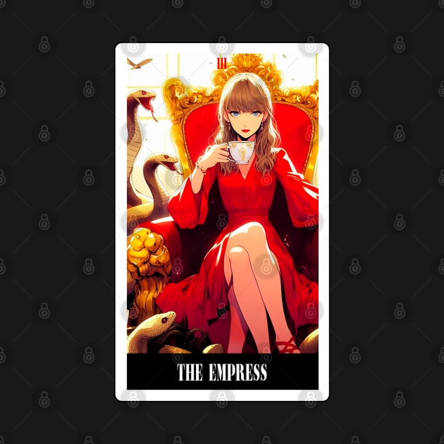 the empress - swiftie tarot card by sadieillust