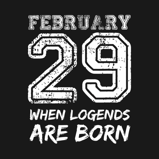 February 29 Birthday For Men Women Cool year by angelawood