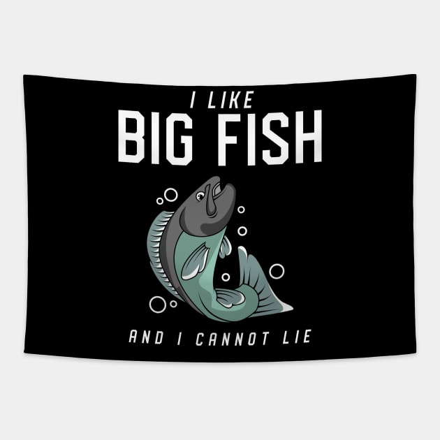 I like big fish and I cannot lie Tapestry by Markus Schnabel