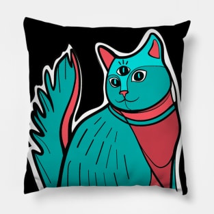 Cosmic Cat Pillow