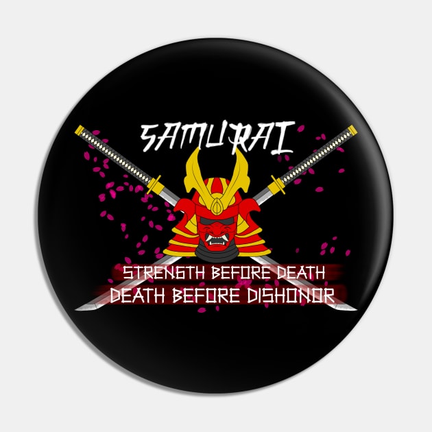 Samurai Pin by Braveheart Studios