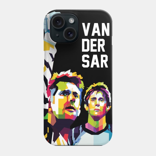 Edwin Van Der Sar Phone Case by WPAP46