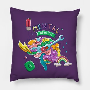 Mental health concept Pillow