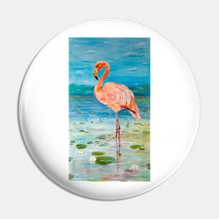 Flamingo. Costa Brava Pin