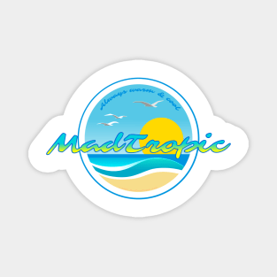 beach wave logo Magnet