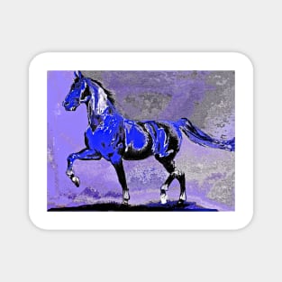 Horse:  Majestic Stallion Abstract Magnet